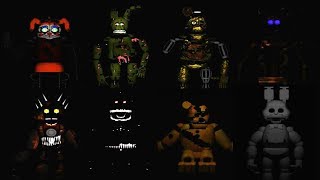 FNAF PT - All Animatronics / Vault / Minigames