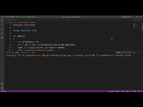C++ Pointer array by Using pointer increment and Using pointer index