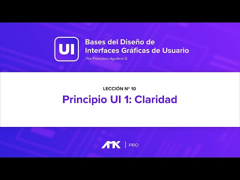 Curso Diseño UI - 10 Principio UI: Claridad