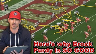 David Carr breaks down Brock Purdy and 49ers Game Film - Playoffs