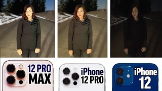 iPhone 12 Pro Max vs 12 Pro vs 12  Honest Camera Comparison!