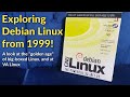 Installing debian linux 21 from 1999 was a painful experience 