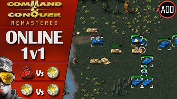 Command and Conquer Remastered: Tiberian Dawn - 1v1 Online Multiplayer Ranked Gameplay - 2 Matches