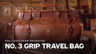 Leather Travel Grip Bag No. 5, Best & USA Made