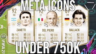 BEST META ICONS UNDER 750K TO BUY DURING THE TOTY CRASH  - FIFA 21 Ultimate Team