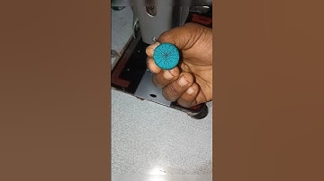 fabric button embroidery making at home#shorts #shortvideo #sewinghacks #fabric #button 🥰🧵