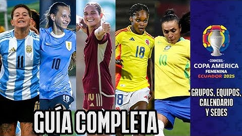 COPA AMÉRICA FEMENINA 2025|GUÍA COMPLETA|GRUPOS, EQUIPOS, CALENDARIO Y SEDES