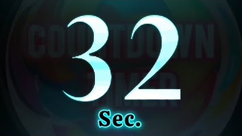 32 Seconds Timer with ticking Sound effects🎶 #shortvideo #video #viralvideo #trending ⏰️