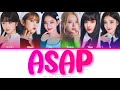 STAYC (ステイシー) ASAP (Japanese Ver.) Color Coded Lyrics (Kan/Rom/Eng)