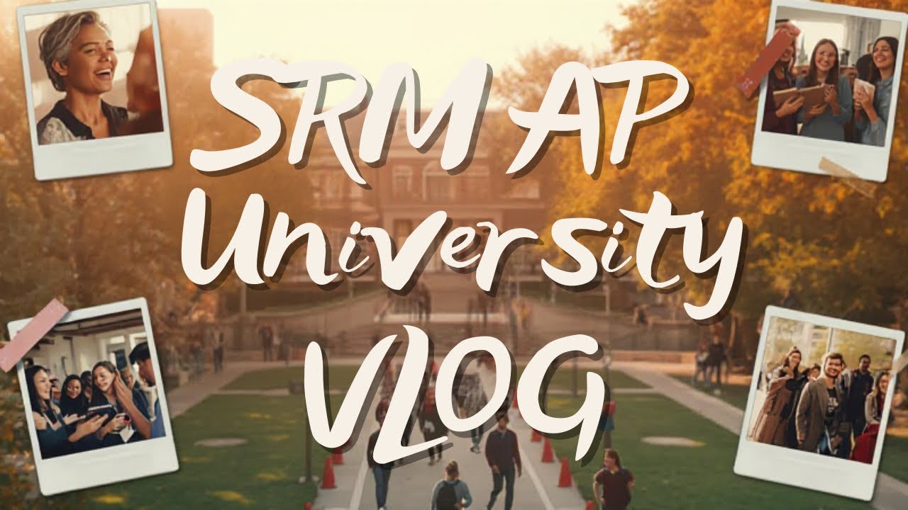SRM University-AP Campus Tour | A Day in My University Life - YouTube