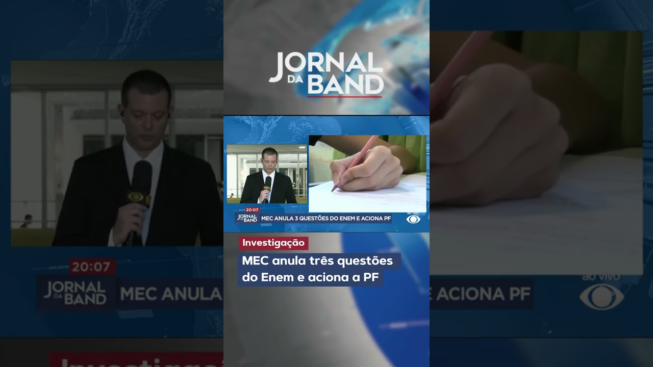 MEC anula três questões  do Enem e aciona a PF