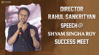 Director Rahul Sankrityan Speech @ Shyam Singha Roy Success Meet