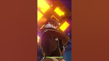 【原神】猫vs七神達　Cat vs Archons #Shorts