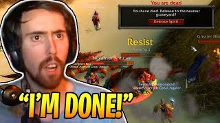 Asmongold RAGE QUITS Zul'Farrak After MULTIPLE Wipes!