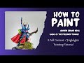 How to Paint - Archon (New) for the Kabal of the Poisoned Tongue - A Contrast Painting Tutorial