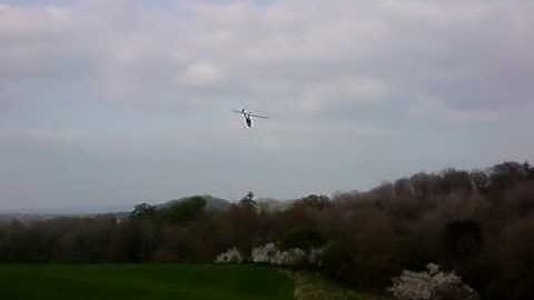 E Flight Blade 400 first Loop the Loops