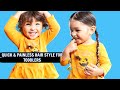 TWO YEAR OLD GET&#39;S HAIR BRAIDED FOR THE FIRST TIME! *PAINLESS STYLE FOR TENDER HEADED BABY*
