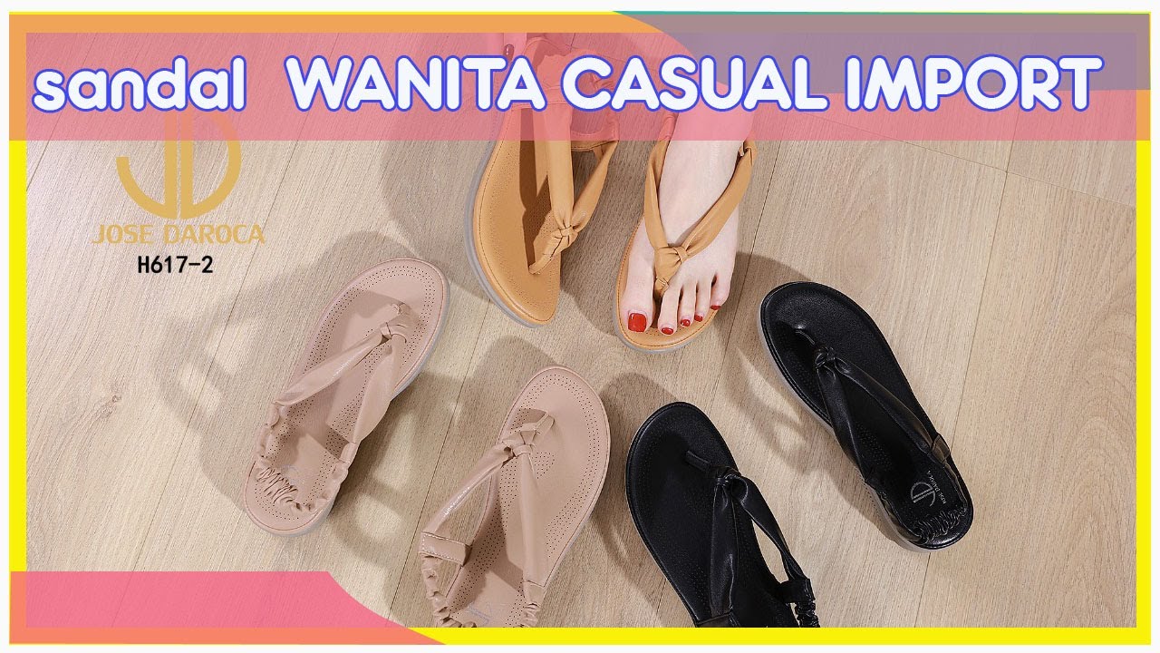  SANDAL SANTAI  WANITA TERBARU MURAH SHOPEE REVIEW SANDAL  