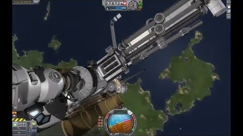 KSP Stock ISS assembly - Installation of P6 truss