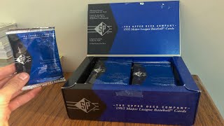 1995 SP Baseball Hobby Box Break! BEAUTIFUL CARDS! Classic Upper Deck SP Baseball Cards!