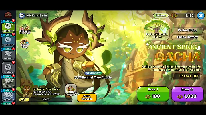 1 Hour 'Legendary Ancient Sprig Gacha: Millennial Tree #2' Music Soundtrack OST Cookie Run Kingdom