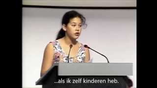 The girl who silenced the world....  (Dutch Subtitle)