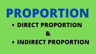 Direct and Indirect Proportion Lesson ||Chris Maths Academy Profile