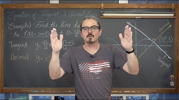 Tangent Line and Normal Line in Calculus   4K