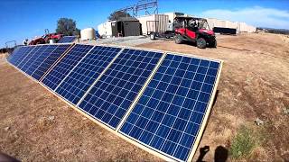 Off Grid: Easy to Build 5kw Solar Array (Portable!) DIY