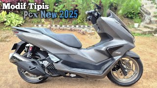 Modif Simple Minimalis Honda Pcx 160 2025 Roadsync Dana Pelajar Modifikasi Pcx 160 Silver