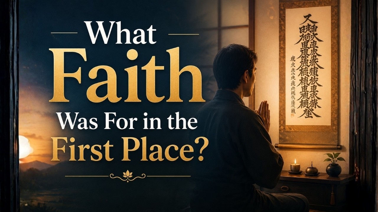 What Faith Was For in the First Place? | Nichiren Buddhism