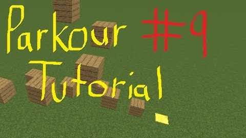 Minecraft Tutorial: How to build a Parkour - EP9