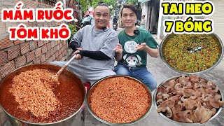 Ăn Vặt 7 Bóng Quyết Kiếm Lại Vàng Với Món Tai Heo Ngâm Mắm Cùng Mắm Ruốc Xào Tôm Khô