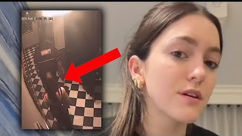 Man gered nadat video laat zien dat vrouw loog over dat ze van de trap werd gegooid.