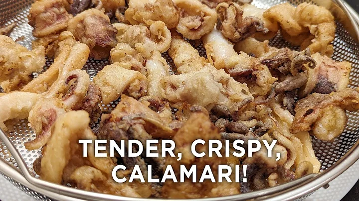 How to cook Calamari - very tender, crispy and delicious (not rubbery!!)