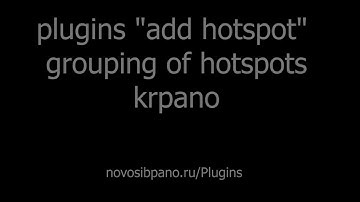 grouping hotspots to display. Krpano, add hotspot plugin.