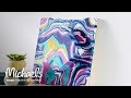 Paint Pouring on 2 Canvases | Michaels