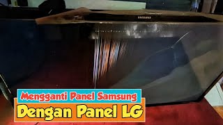 Cara Mengganti LCD TV SAMSUNG Dengan LCD TV LG - SOLDER MAN