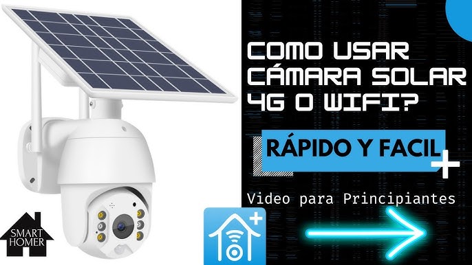 ENSTER Cámara de seguridad inalámbrica para exteriores, cámara WiFi PTZ de  360° con foco, batería, panel solar, visión nocturna a color, detección de