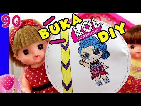 LOL Buatan Rena Dan Nene, Buka LOL Homemade DIY - Mainan Boneka Eps 90 S1P10E90 GoDuplo TV