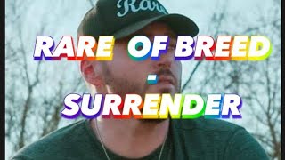 Rare of Breed - Surrender Lyrics Video