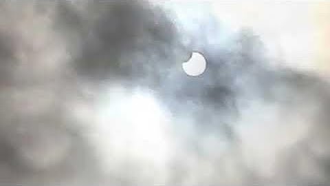 Partial Solar Eclipse Viewed From The UK 25th October 2022 #shorts