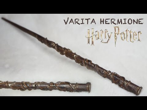Contra la voluntad Un pan balcón Como hacer varita HERMIONE GRANGER - Silicona caliente - Harry potter DIY - Varita  Hermione - YouTube