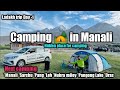 Camping in manali  no hotel no food from outside challenge  kanpur to manali best road trip ever