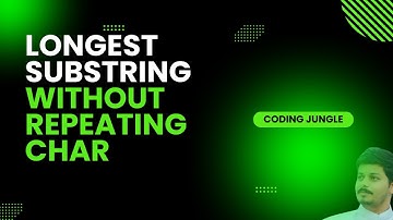 Solution for Longest Substring Without Repeating Characters #leetcode  #interview