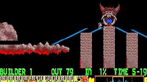 Lemmings - Tricky Level 10