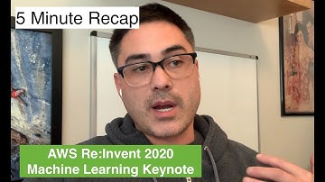 5 Minute Recap - AWS Re:Invent 2020 Machine Learning Keynote