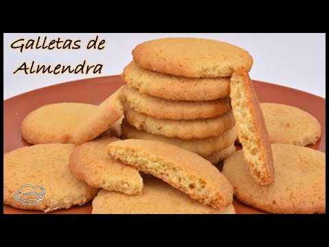 Galletas de almendra muy crocantes - Recetas de Javier Romero - pasta de almendra