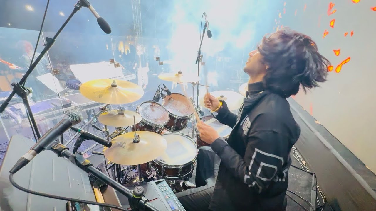 Albela Sajan | The Aces India | Drum Cam | Devarsh Varma 