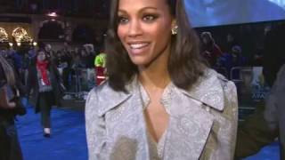 Zoe Saldana at 'Avatar' premiere